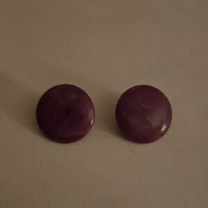 Vintage Purple Earrings Elegant Jewelry